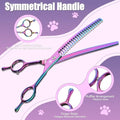 Curved Chunkers Dog Grooming Scissors (A-8 inch-Chunker)