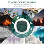 Pocket Mini Portable White Noise Machine for Travel (Green / Pocket Mini)