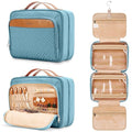 Travel Hanging Toiletry Bag for Women (Sky Blue / Large)