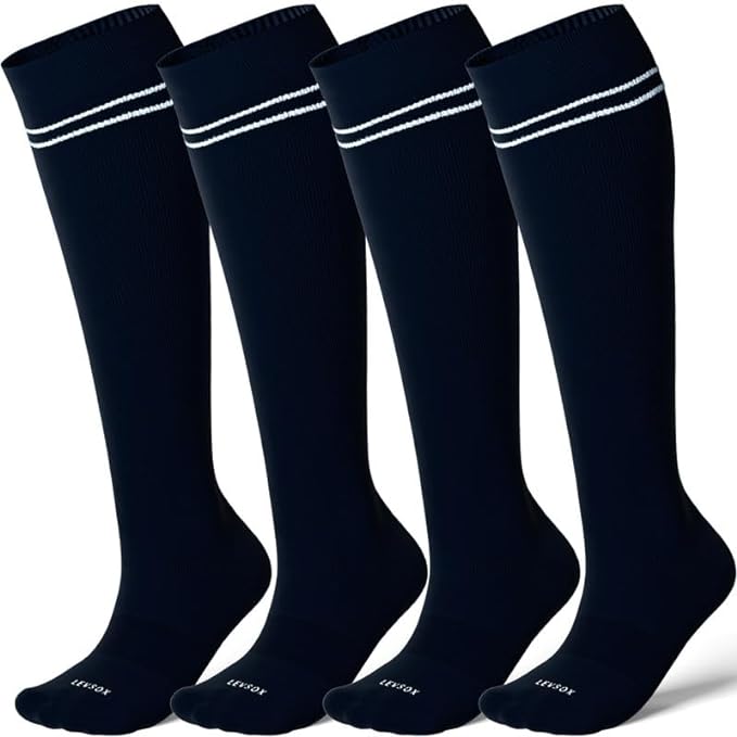 LEVSOX Compression Socks for Pregnant Women 20-30 mmHg Knee High Cute Funny by Levsox