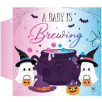 50 Pcs A Baby Is Brewing Gender Reveal Napkins (Ghost)