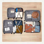 2 Piece Hardside Luggage Set (Navy Blue / 2-Piece Set)