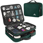 Tech Organizer Travel Case (Dark Green / Large)