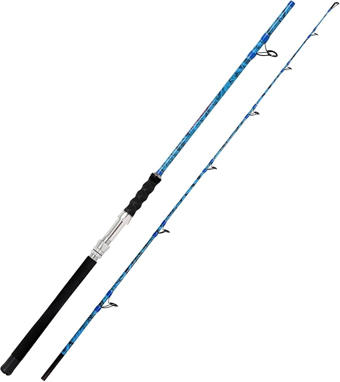 Fiblink 2-Piece Boat Conventional Fishing Rod Portable Spinning/Casting Rod - Image 2
