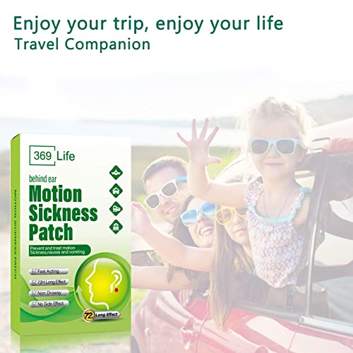 Motion Sickness Patches Travel Essentials 2026 for Adults and Kids 36 Ct (36 Count (Pack of 1))