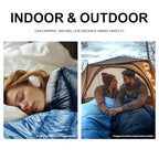 Cold Weather Sleeping Bags for Adults (Navy-5.3lb)