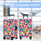 Triangle Luggage Cover Washable Suitcase Protector Anti (Triangle / XL(32-34inch suitcase))