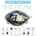 Beach Bag Waterproof Beach Tote Pool Bags for Women (Rainbow / 50L)