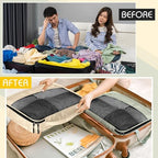 Packing Cubes for Suitcase Large Organizer Bags (Yellow / Large)