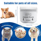 5FC# Detachable Pet Dog Grooming Clipper Ceramic Blade (Silvery-8)