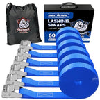 1" x 12 ft Lashing Straps (6 PK / Blue)