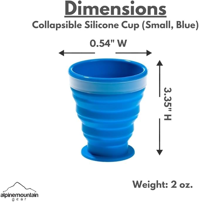 Collapsible Silicone Cup for Camping and Backpacking - Image 3