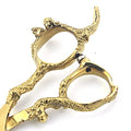 6 7 inch salon scissors salon hairdresser hair cutting hairstyle (Gold)