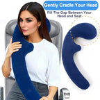 Inflatable Travel Body Pillow (Navy)