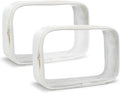 Moyad TSA Approved Clear Toiletry Bag, 2 Pack Quart Size 3-1-1 Liquids Pouch by Moyad