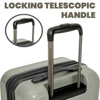 Rails 29 Inch Expandable Hardside Checked Suitcase with 360° Spinner Wheels (Moss Gray / Large Checked)