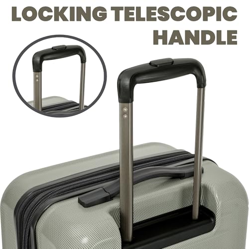 Rails 20 Inch Expandable Hardside Carry (Moss Gray / Carry-On)