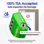 TSA Approved 4 (GREEN 2 PACK)