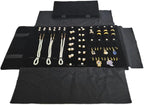 Velvet Travel Jewelry Case Roll Bag Organizer - Image 2