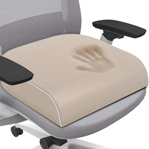Seat Cushion Chair Pad (Beige / X-Large)