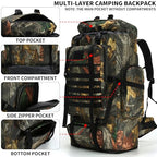 Hiking Backpack for Men 70L (100l-maple)