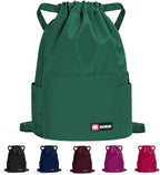ZOORON Waterproof Drawstring Gym Backpack Bag by ZOORON