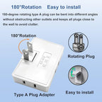 Outlet Splitter (2 Prong 2 Pack)