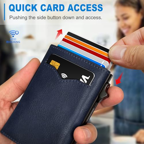Wallet for Men (Retro Blue110)