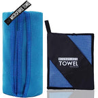 Microfiber Travel Towel (Blue / M:20"×40")