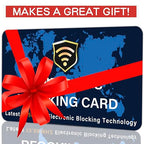 5 Pack RFID Blocking Card for Credit Debit ID Card (Blue WM)