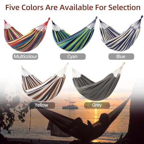 Camping Portable Hammock for Outdoor (Cyan)