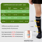 Viscose Made from Bamboo Compression Socks for Pregnant Women 20 (X-Large / 4 Pair-black)