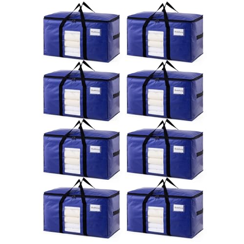 8 Pack Dark Blue XXL Moving Bags (Dark Blue / 8 Large)