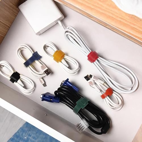 Cable Ties 180PCS (4+6+8+10 Inch(Colorful))