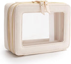 Aveniee Large Clear Makeup Bags, Double Layer Cosmetic Bags - Image 9