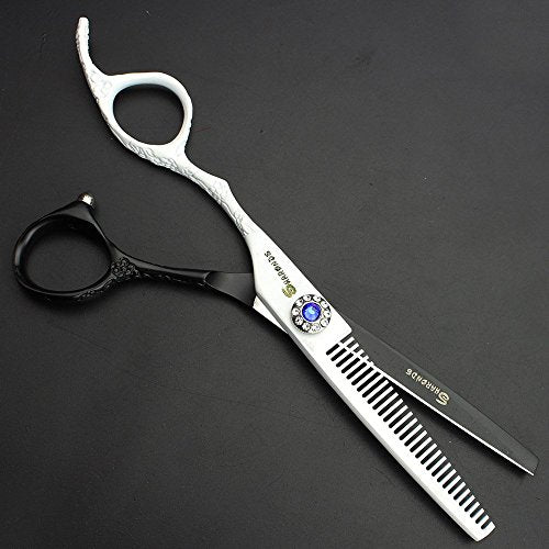 Left Hand) heasutairisutohea Scissors 6 in Hairdresser Hair is C High Hardness Made of Stainless Steel for Thinning Shear Tools to all over the world (6-inch Thin Scissors-a)