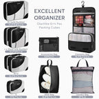 Packing Cubes for Travel (03 Black)