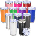 20oz Tumbler Stainless Steel Tumbler Coffee Tumbler with Lid Mix (Mix)