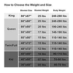 Weighted Blanket (01-dark Grey / 40" x 60" | 7lbs)