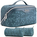 Travel Makeup Bag Cosmetic Bags for Women (Z-63Blue)