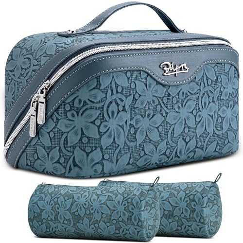 Travel Makeup Bag Cosmetic Bags for Women (Z-63Blue)