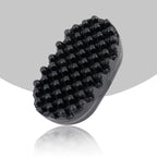 Afro Curls Hair Brush, Rubber Twist Curling Hair Brush, Washable Hair Dirty Braided Curly Hair for Barbers and Daily Use, Black