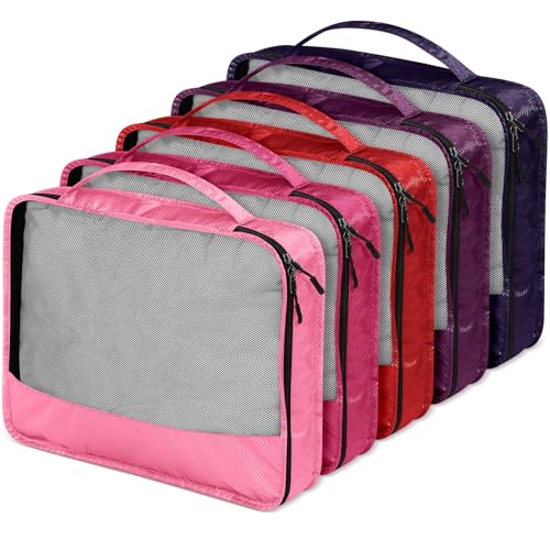 Packing Cubes for Suitcase Large Organizer Bags (Purple / Large)