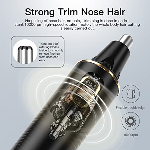 Nose Hair Trimmers for Men (Black)
