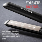 1" Anti Static Hair Straightener (Black/Gold / 1 inch)