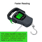 Digital Hanging Luggage Scale with Comfortable Handle and Large Hook