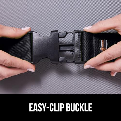 Heavy Duty Luggage Straps for Suitcase (Black)
