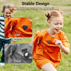 for AirTag Holder for Kids (Black/Pink)