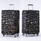 Travelkin Suitcase Covers For Luggage Tsa Approved Luggage Covers Protector (World City / XL)