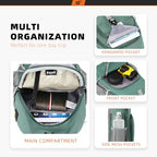 Sling Bag RFID Crossbody Sling Backpack Cross Body Shoulder Bag Travel Hiking Daypack for Women Men (Green)